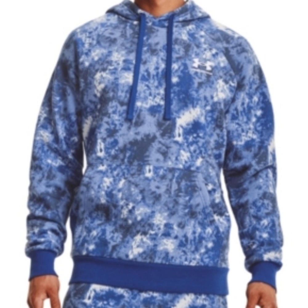 Under Armour Men’s Blue Marble Camo Pullover Hoodie